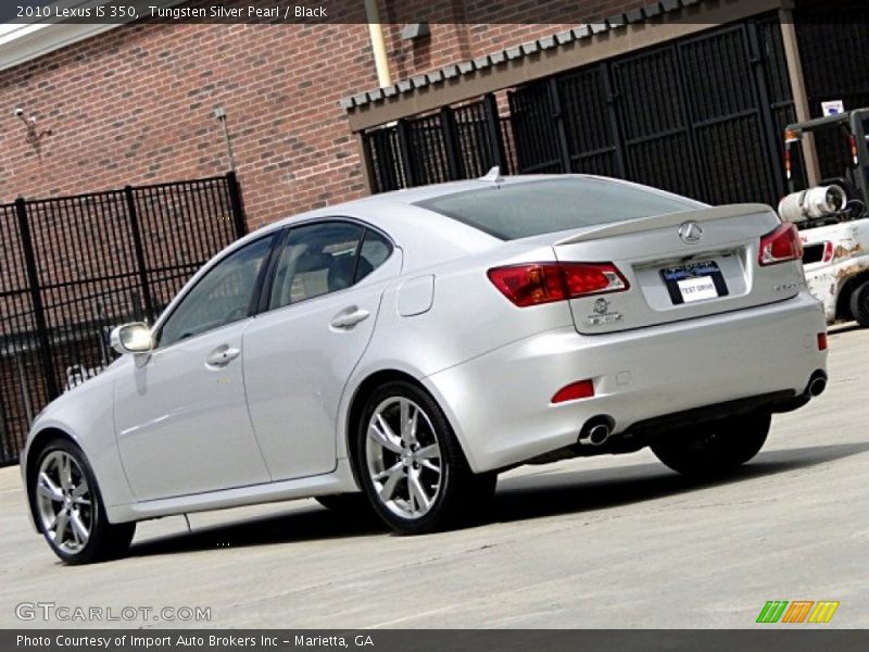 Tungsten Silver Pearl / Black 2010 Lexus IS 350