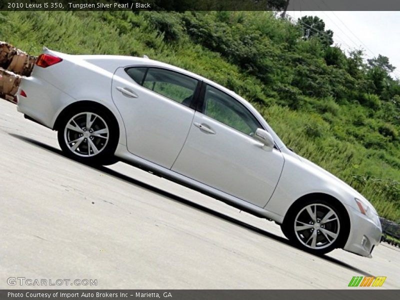 Tungsten Silver Pearl / Black 2010 Lexus IS 350