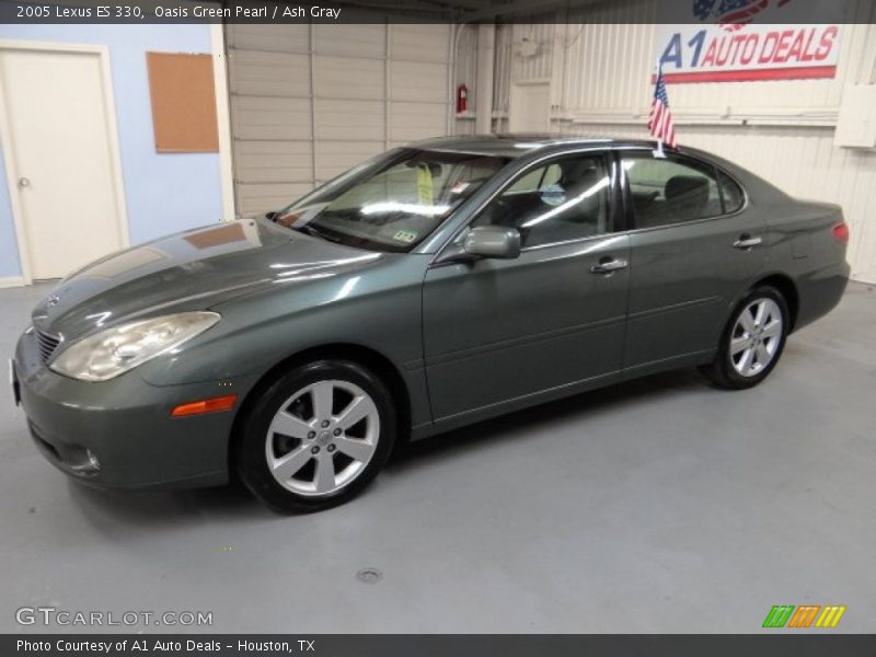 Oasis Green Pearl / Ash Gray 2005 Lexus ES 330