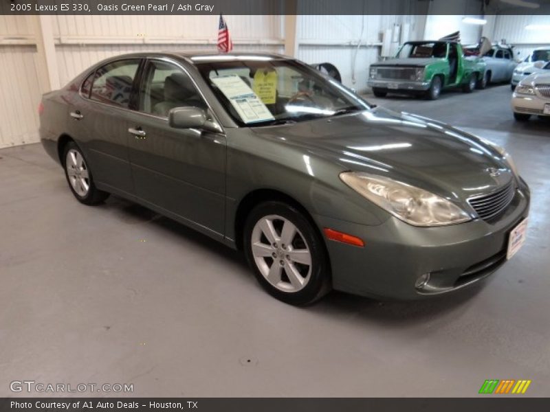 Oasis Green Pearl / Ash Gray 2005 Lexus ES 330