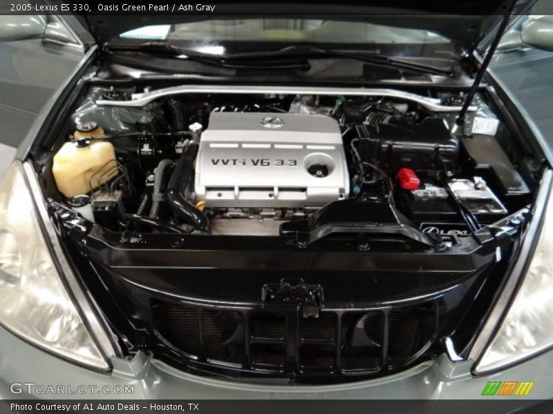 Oasis Green Pearl / Ash Gray 2005 Lexus ES 330