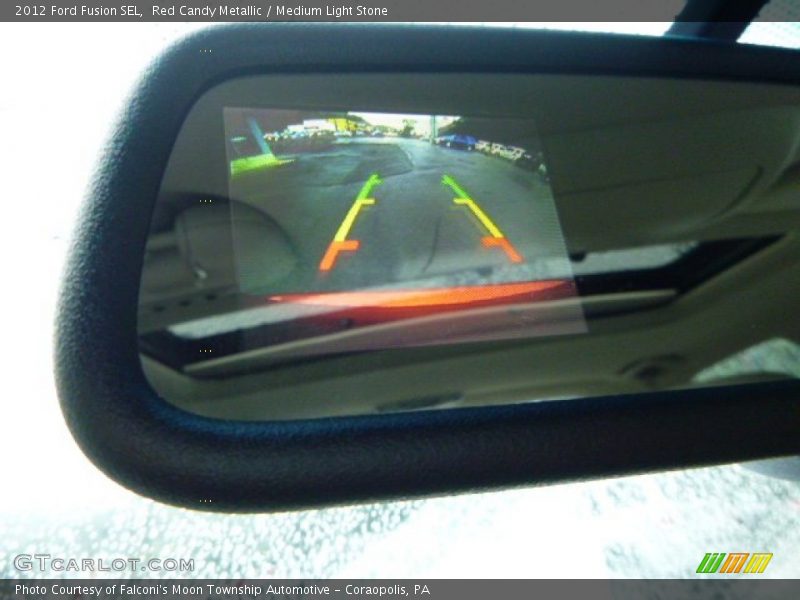 Red Candy Metallic / Medium Light Stone 2012 Ford Fusion SEL