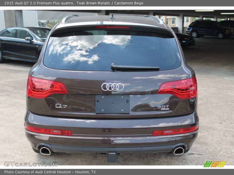 Teak Brown Metallic / Cardamom Beige 2015 Audi Q7 3.0 Premium Plus quattro