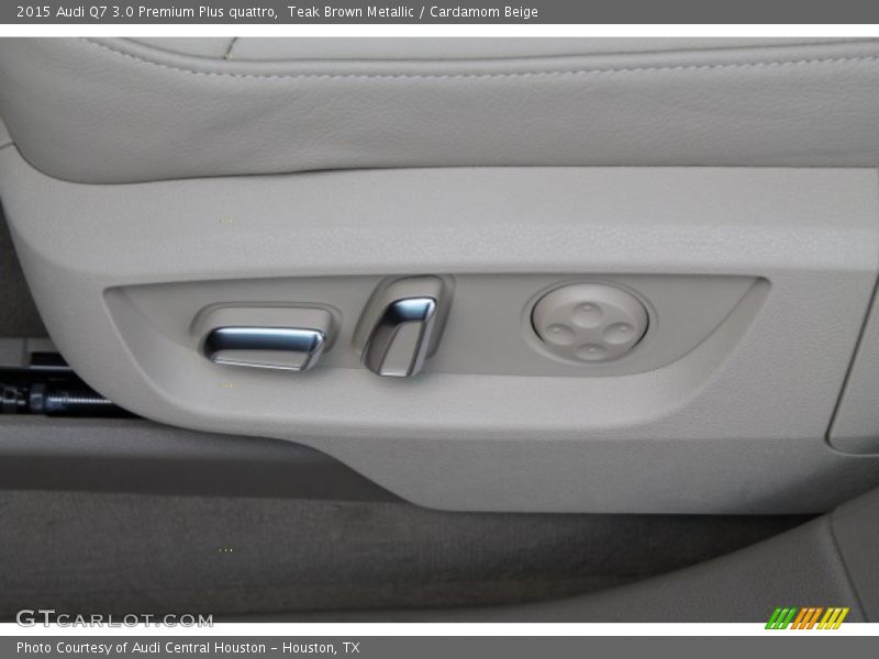 Teak Brown Metallic / Cardamom Beige 2015 Audi Q7 3.0 Premium Plus quattro