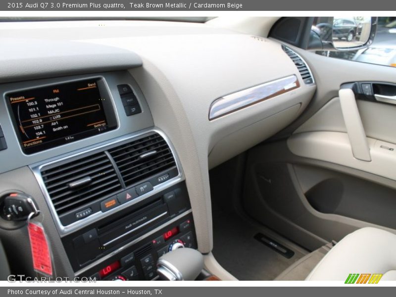 Teak Brown Metallic / Cardamom Beige 2015 Audi Q7 3.0 Premium Plus quattro
