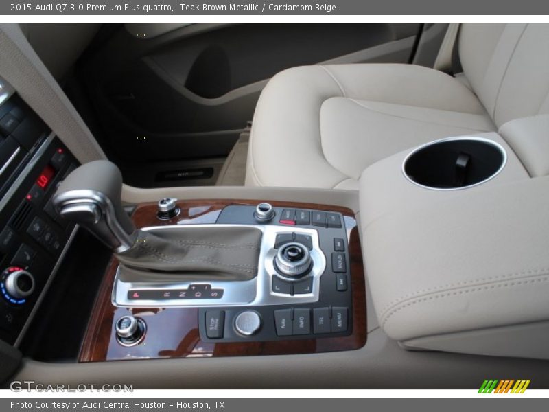 Teak Brown Metallic / Cardamom Beige 2015 Audi Q7 3.0 Premium Plus quattro