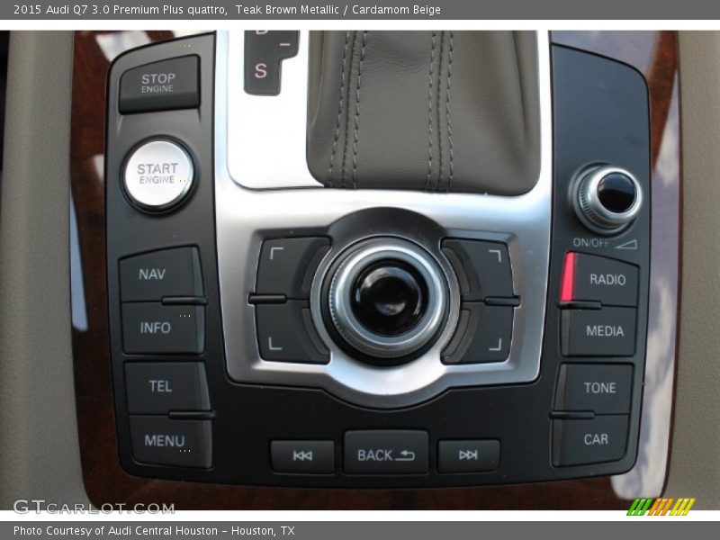 Teak Brown Metallic / Cardamom Beige 2015 Audi Q7 3.0 Premium Plus quattro