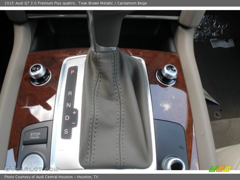 Teak Brown Metallic / Cardamom Beige 2015 Audi Q7 3.0 Premium Plus quattro