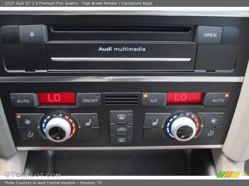 Teak Brown Metallic / Cardamom Beige 2015 Audi Q7 3.0 Premium Plus quattro