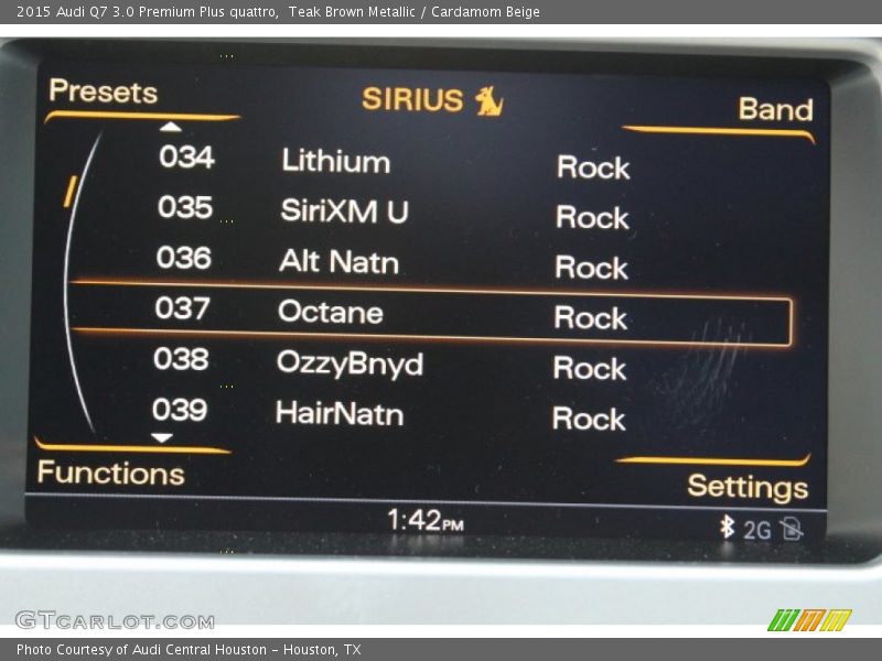 Teak Brown Metallic / Cardamom Beige 2015 Audi Q7 3.0 Premium Plus quattro