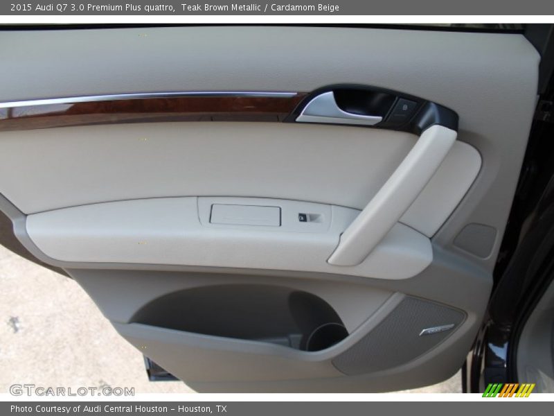 Teak Brown Metallic / Cardamom Beige 2015 Audi Q7 3.0 Premium Plus quattro