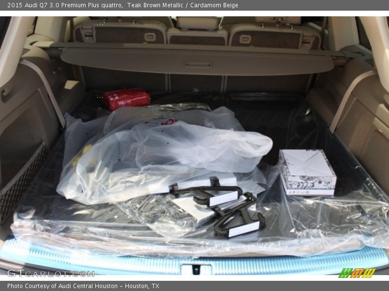 Teak Brown Metallic / Cardamom Beige 2015 Audi Q7 3.0 Premium Plus quattro