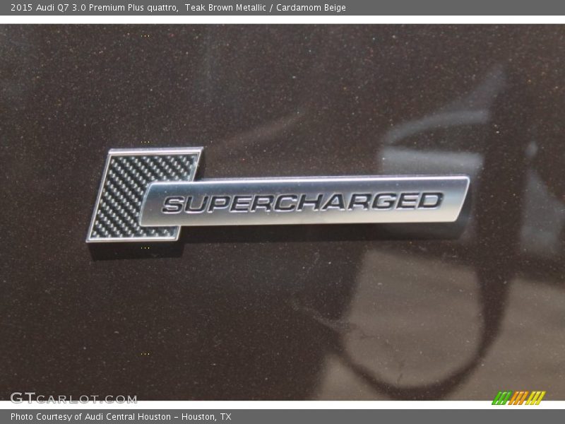 Teak Brown Metallic / Cardamom Beige 2015 Audi Q7 3.0 Premium Plus quattro