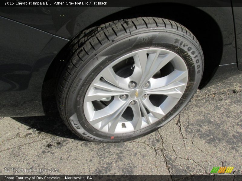 Ashen Gray Metallic / Jet Black 2015 Chevrolet Impala LT