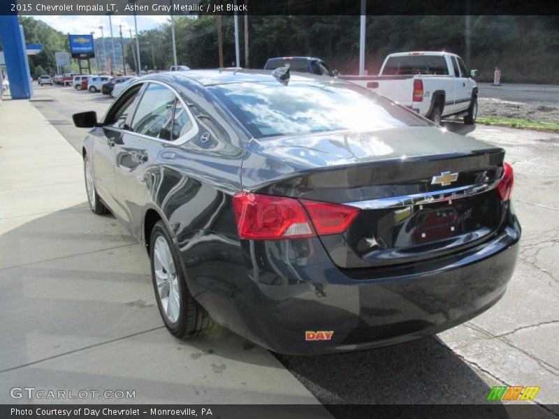 Ashen Gray Metallic / Jet Black 2015 Chevrolet Impala LT