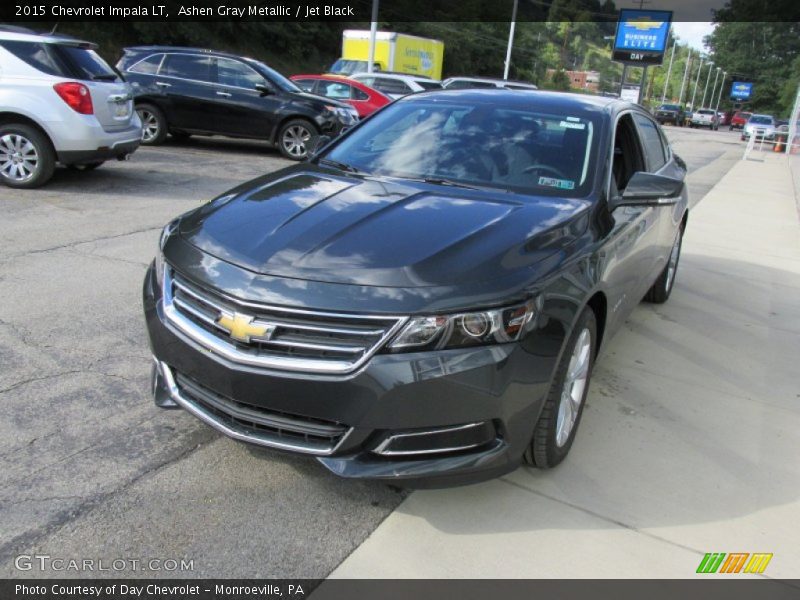 Ashen Gray Metallic / Jet Black 2015 Chevrolet Impala LT
