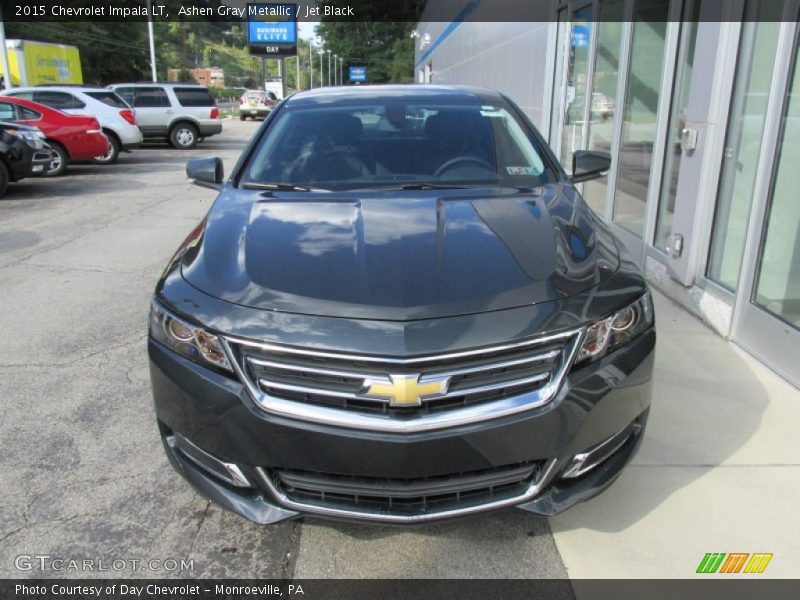 Ashen Gray Metallic / Jet Black 2015 Chevrolet Impala LT