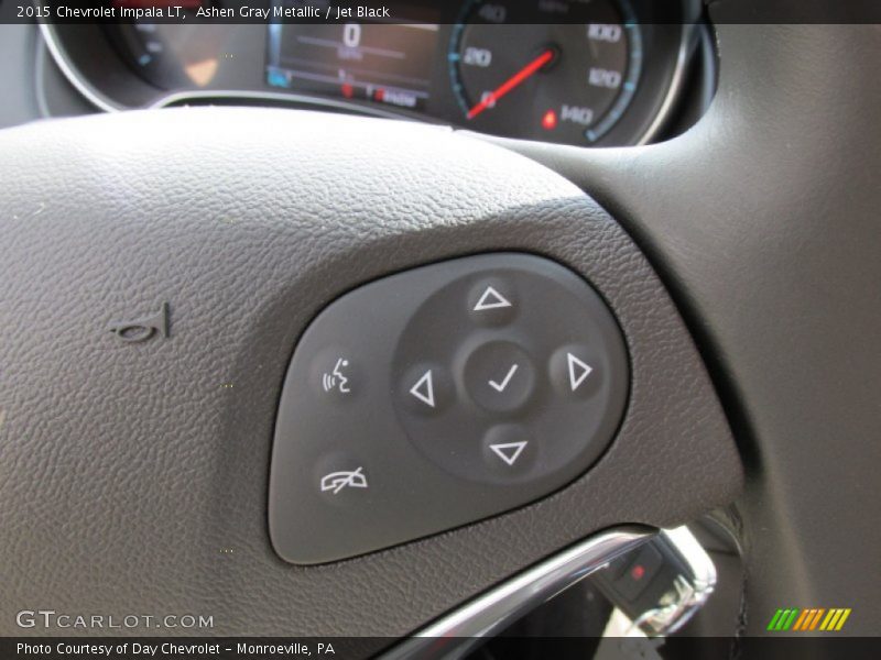 Ashen Gray Metallic / Jet Black 2015 Chevrolet Impala LT