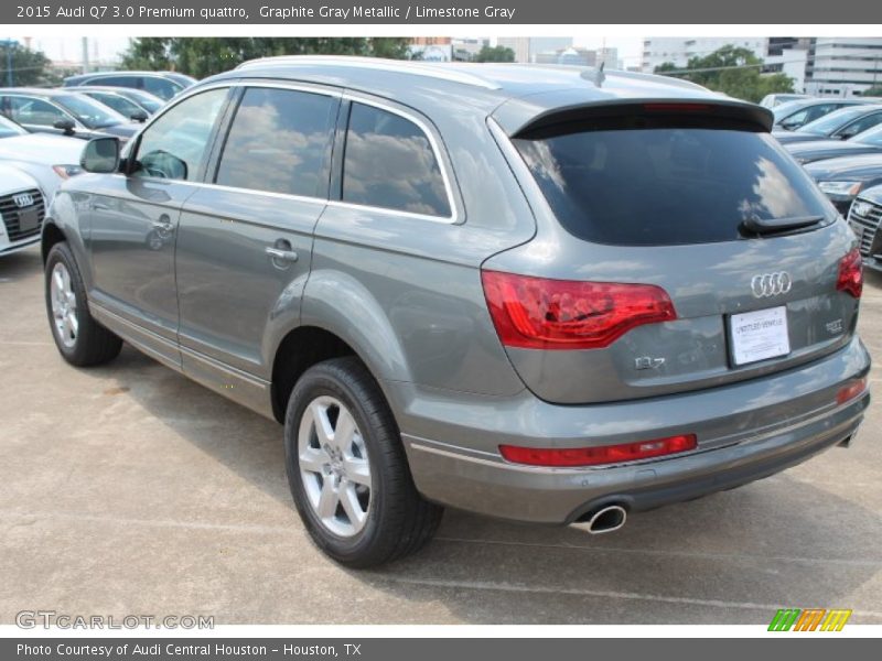 Graphite Gray Metallic / Limestone Gray 2015 Audi Q7 3.0 Premium quattro