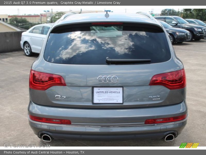 Graphite Gray Metallic / Limestone Gray 2015 Audi Q7 3.0 Premium quattro