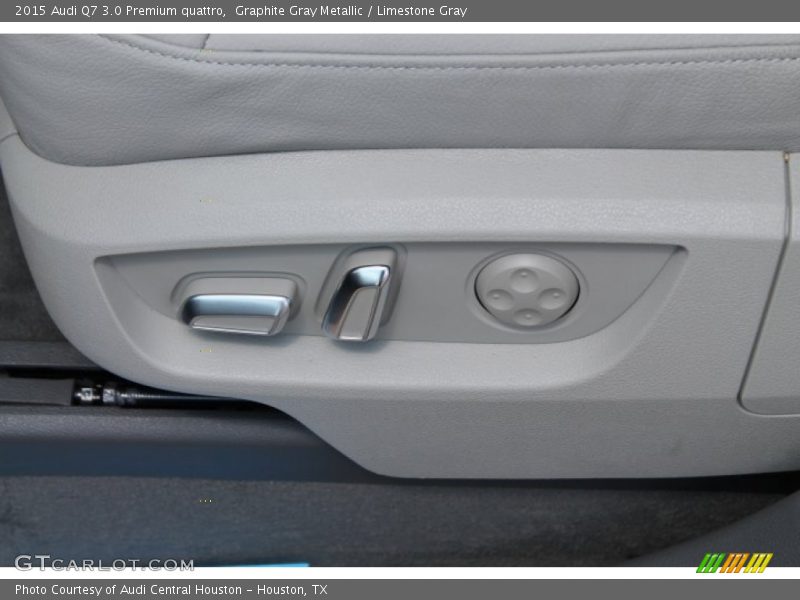 Graphite Gray Metallic / Limestone Gray 2015 Audi Q7 3.0 Premium quattro