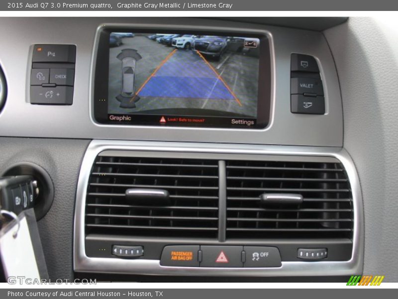 Graphite Gray Metallic / Limestone Gray 2015 Audi Q7 3.0 Premium quattro