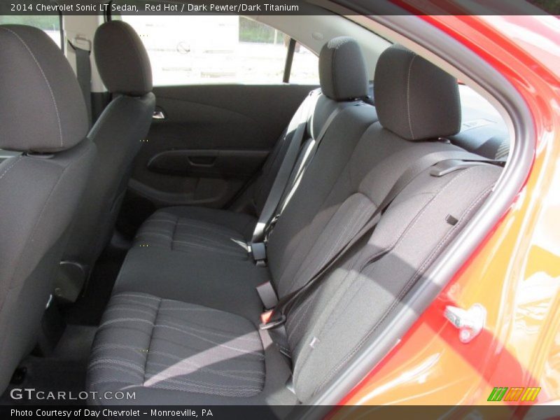 Red Hot / Dark Pewter/Dark Titanium 2014 Chevrolet Sonic LT Sedan