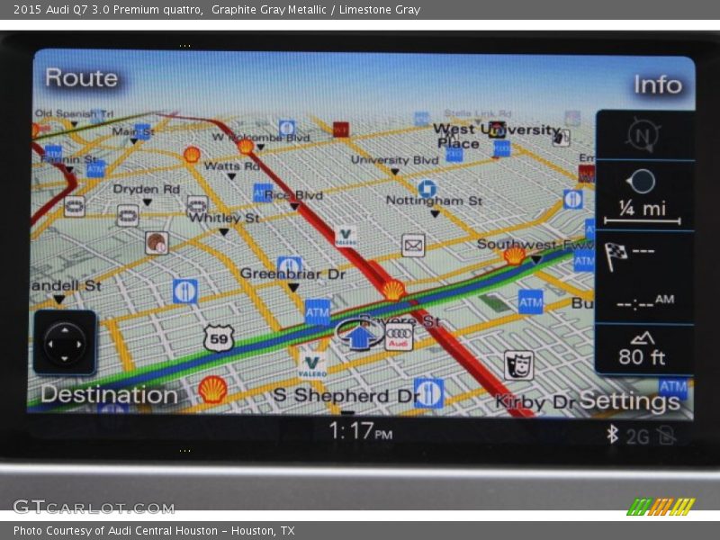 Navigation of 2015 Q7 3.0 Premium quattro