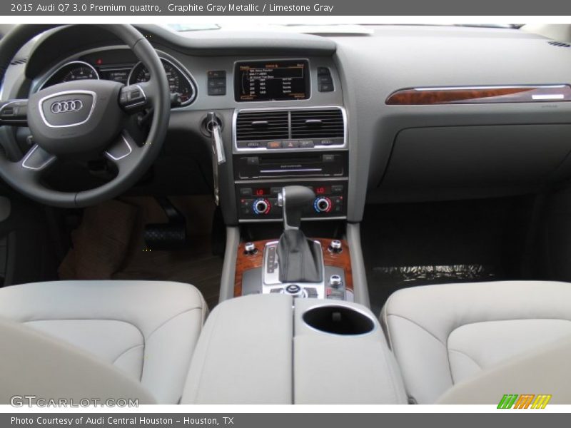 Graphite Gray Metallic / Limestone Gray 2015 Audi Q7 3.0 Premium quattro