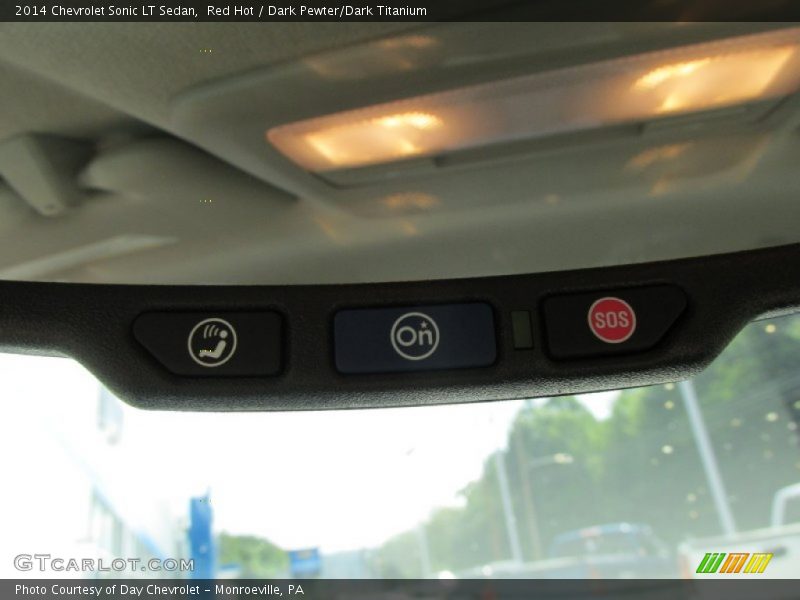 Red Hot / Dark Pewter/Dark Titanium 2014 Chevrolet Sonic LT Sedan