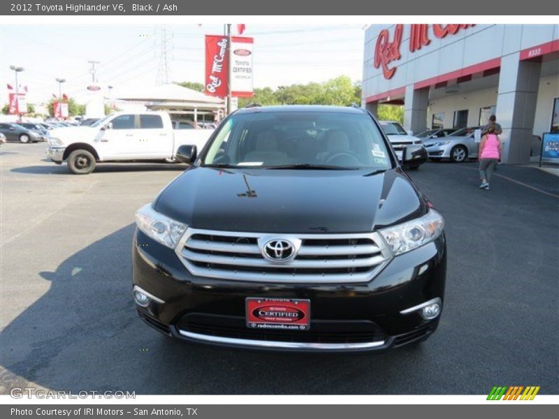 Black / Ash 2012 Toyota Highlander V6