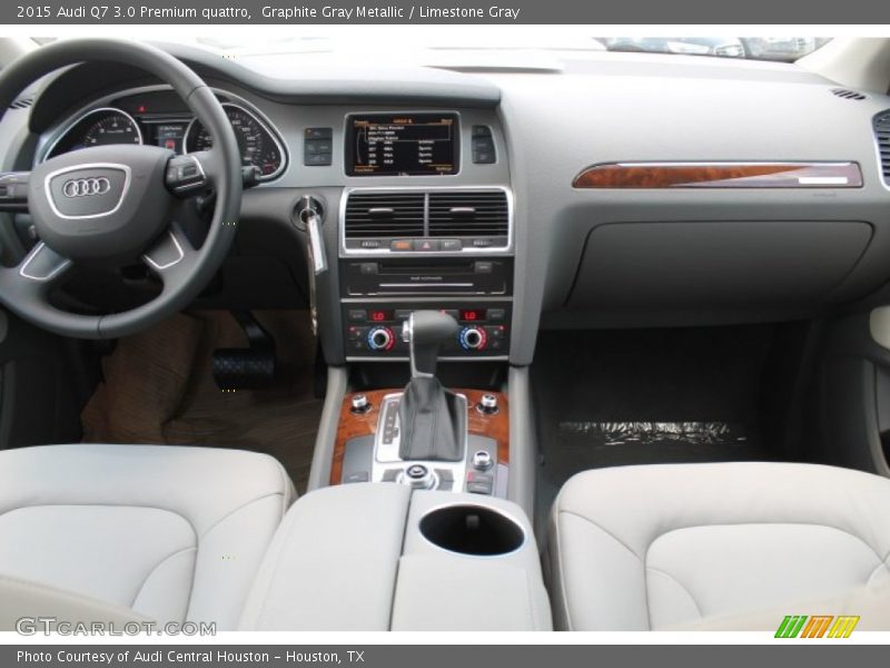 Graphite Gray Metallic / Limestone Gray 2015 Audi Q7 3.0 Premium quattro