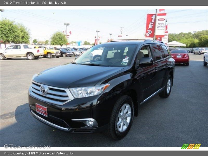 Black / Ash 2012 Toyota Highlander V6