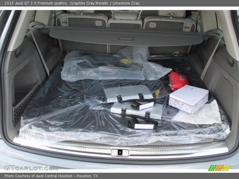 Graphite Gray Metallic / Limestone Gray 2015 Audi Q7 3.0 Premium quattro