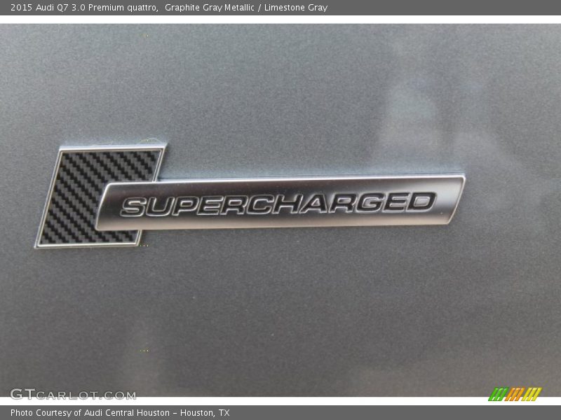 Graphite Gray Metallic / Limestone Gray 2015 Audi Q7 3.0 Premium quattro