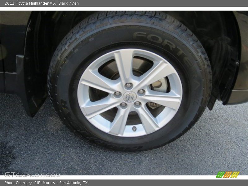 Black / Ash 2012 Toyota Highlander V6