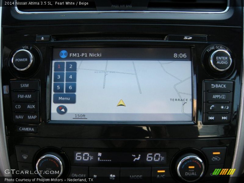 Navigation of 2014 Altima 3.5 SL