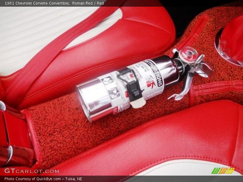 Roman Red / Red 1961 Chevrolet Corvette Convertible