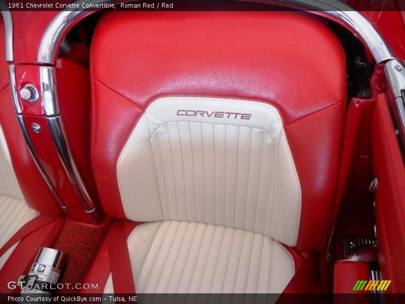 Roman Red / Red 1961 Chevrolet Corvette Convertible