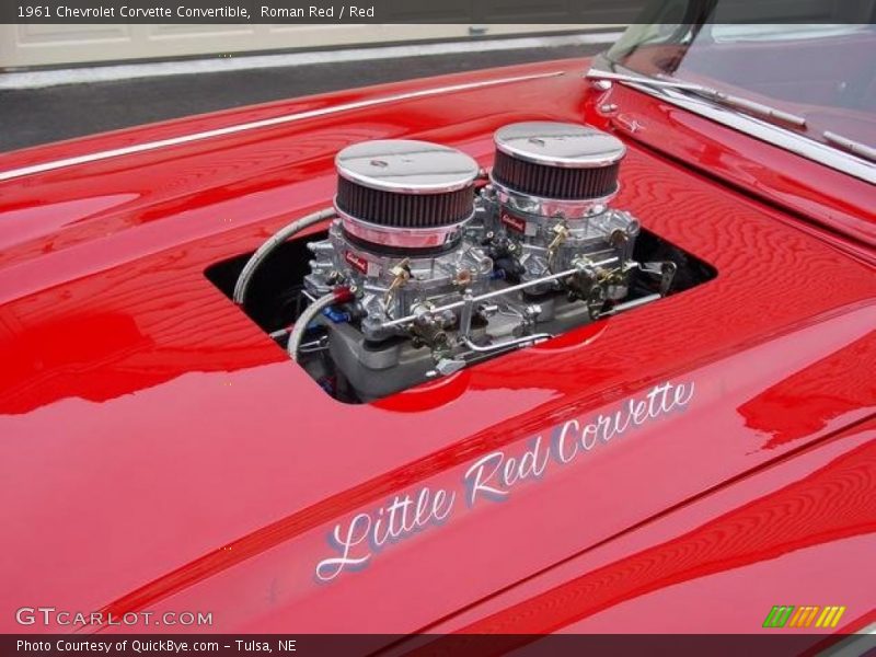 Roman Red / Red 1961 Chevrolet Corvette Convertible