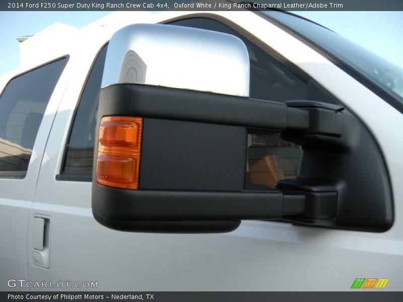 Oxford White / King Ranch Chaparral Leather/Adobe Trim 2014 Ford F250 Super Duty King Ranch Crew Cab 4x4