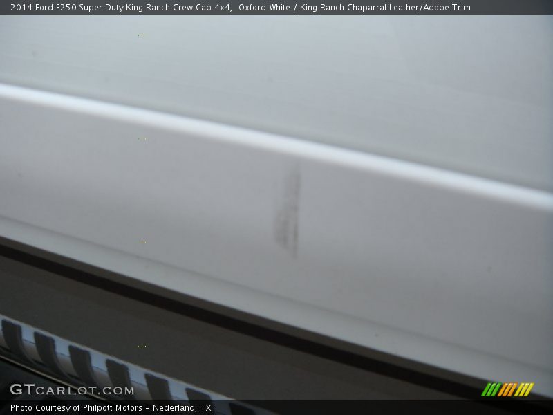Oxford White / King Ranch Chaparral Leather/Adobe Trim 2014 Ford F250 Super Duty King Ranch Crew Cab 4x4