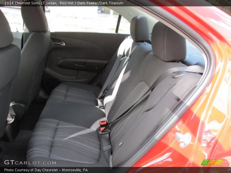 Red Hot / Dark Pewter/Dark Titanium 2014 Chevrolet Sonic LT Sedan