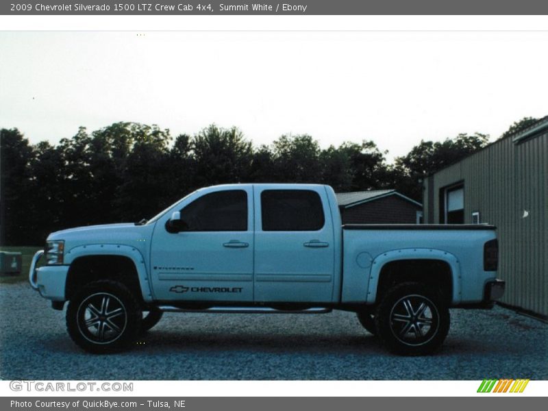 Summit White / Ebony 2009 Chevrolet Silverado 1500 LTZ Crew Cab 4x4