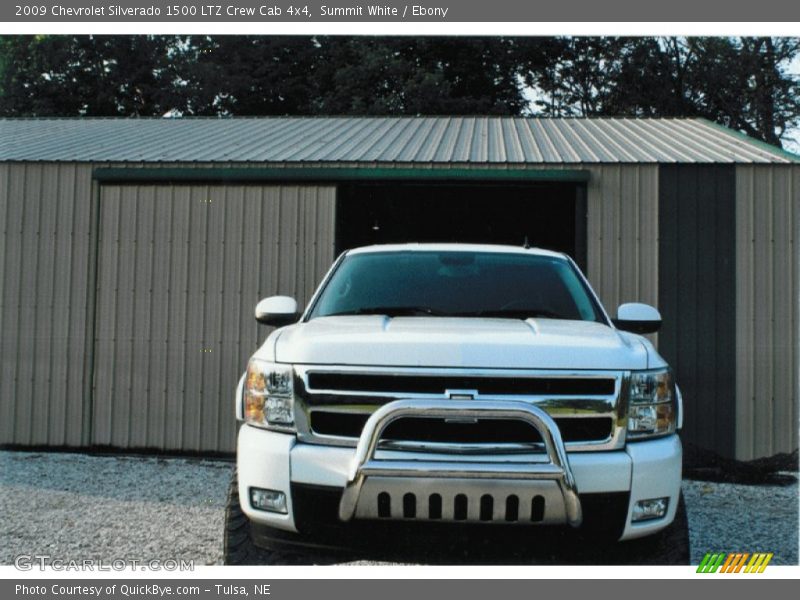 Summit White / Ebony 2009 Chevrolet Silverado 1500 LTZ Crew Cab 4x4