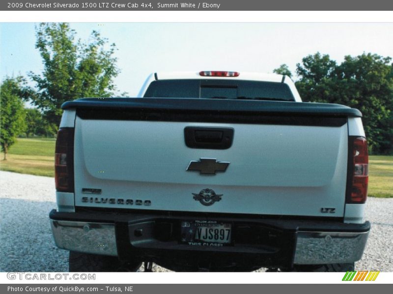 Summit White / Ebony 2009 Chevrolet Silverado 1500 LTZ Crew Cab 4x4