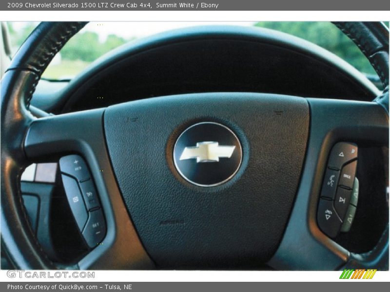 Summit White / Ebony 2009 Chevrolet Silverado 1500 LTZ Crew Cab 4x4