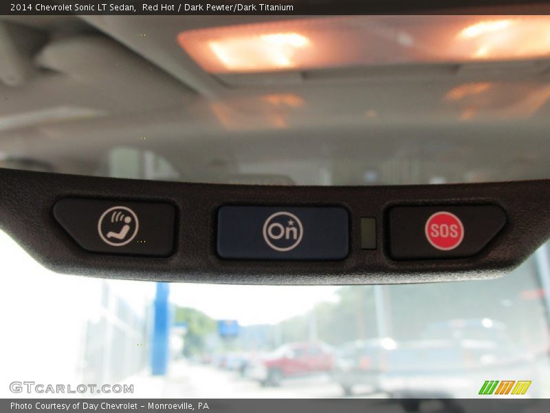 Red Hot / Dark Pewter/Dark Titanium 2014 Chevrolet Sonic LT Sedan