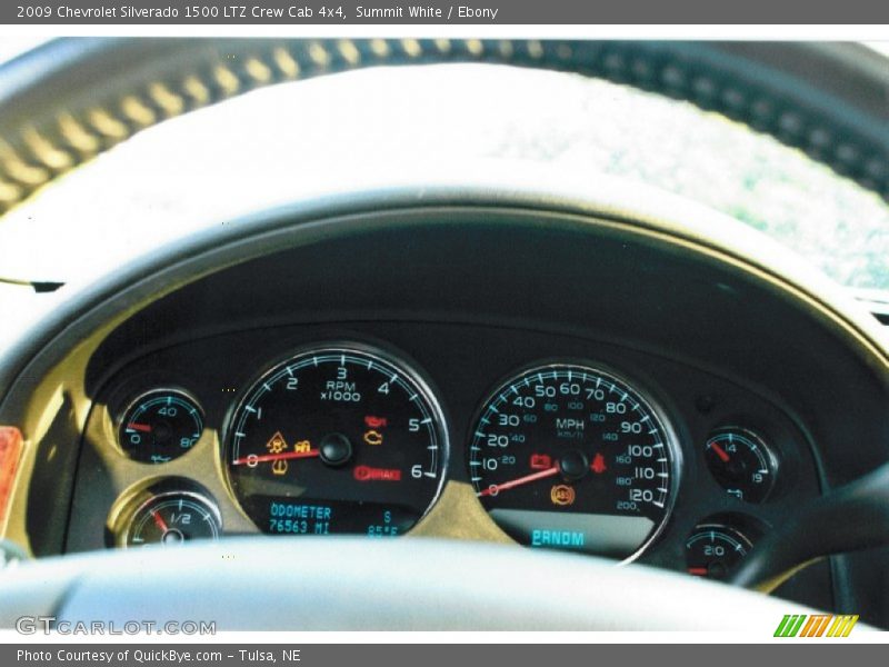 Summit White / Ebony 2009 Chevrolet Silverado 1500 LTZ Crew Cab 4x4