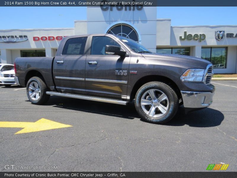 Granite Crystal Metallic / Black/Diesel Gray 2014 Ram 1500 Big Horn Crew Cab 4x4